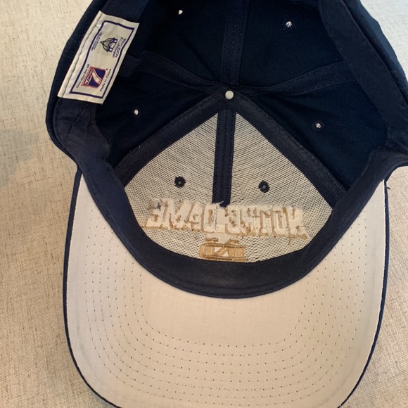 Logo 7 Blue Gold University of Notre Dame Adjustable Snap Back Cap - Picture 5 of 5